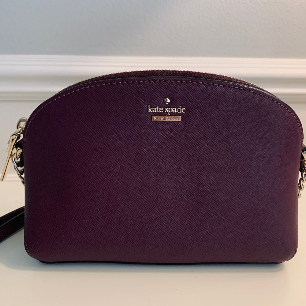 NEW Purple Spencer Small Dome Crossbody Kate Spade